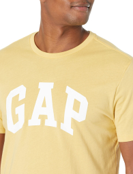 Футболка мужская GAP с логотипом 1159837970 (Желтый XS)