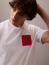 Мужская футболка Calvin Klein с логотипом 1159838028 (Белый M)