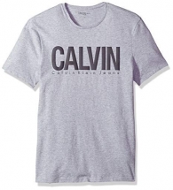 Серая мужская футболка Calvin Klein с логотипом art308150 (размер XXL)
