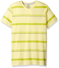 Желтая в полоску подростковая футболка Calvin Klein art683728 (размер XS)