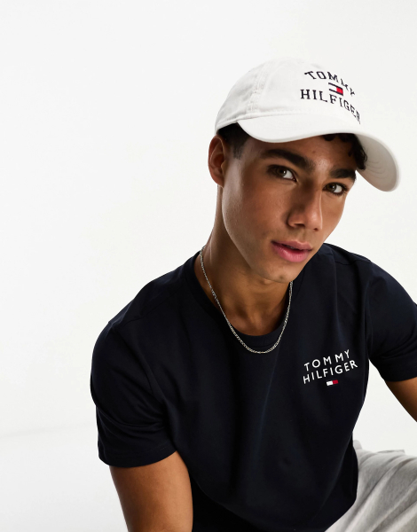 Бейсболка Tommy Hilfiger кепка унисекс 1159759735 (Белый, One size)