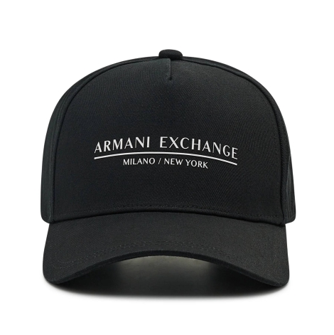 Стильна кепка Armani Exchange бейсболка з логотипом 1159793985 (Чорний, One size)