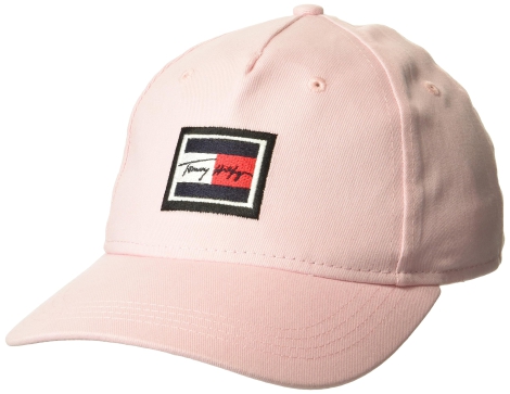 Бейсболка Tommy Hilfiger кепка з вишитим логотипом 1159807954 (Рожевий, One size)