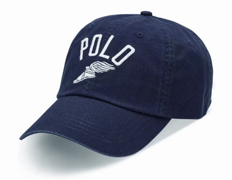 Кепка з логотипом Polo Ralph Lauren бейсболка 1159814199 (Білий/синій, One size)