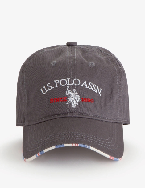 Бейсболка U.S. Polo Assn кепка 1159818624 (Серый One size)