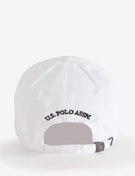 Бейсболка US Polo Assn кепка 1159818633 (Білий One size)