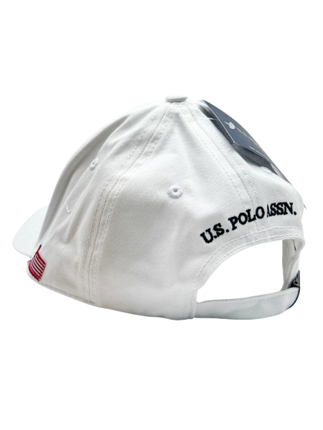 Бейсболка US Polo Assn кепка 1159818633 (Білий One size)