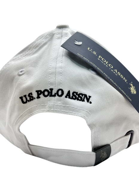 Бейсболка US Polo Assn кепка 1159818633 (Білий One size)