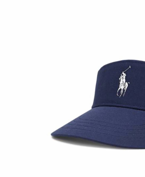 Козирок із логотипом Polo Ralph Lauren 1159819244 (Синій One size)