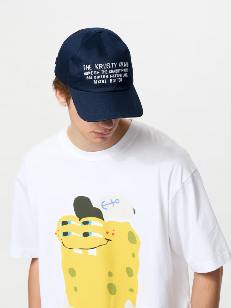 Кепка Sponge Bob UNIQLO UV Protection 1159832765 (Синий One size)