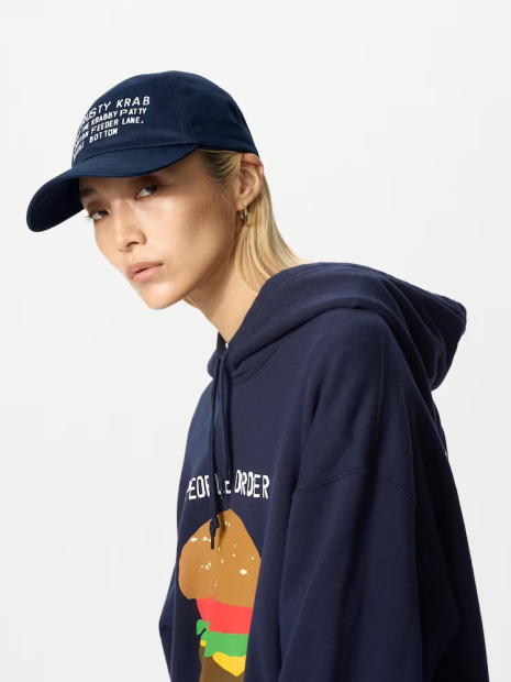 Кепка Sponge Bob UNIQLO UV Protection 1159832765 (Синий One size)
