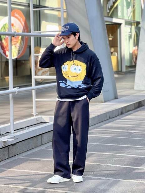 Кепка Sponge Bob UNIQLO UV Protection 1159832765 (Синий One size)
