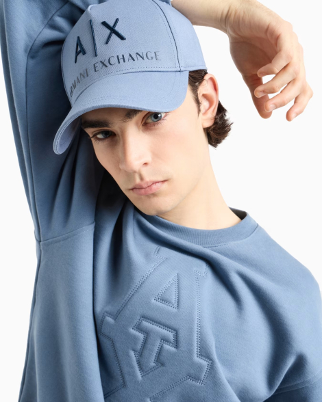 Стильна кепка Armani Exchange з логотипом 1159833984 (Синій One size)