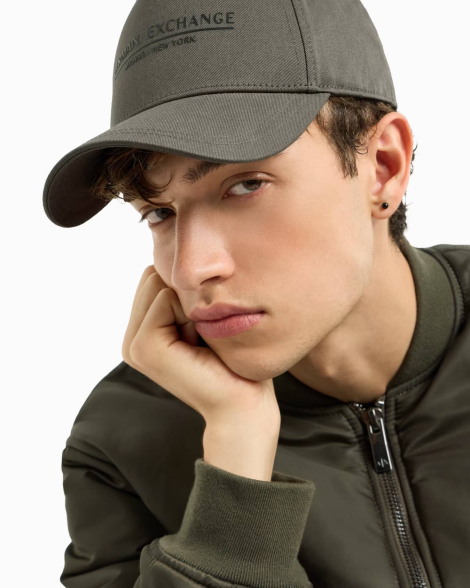 Стильна кепка бейсболка Armani Exchange 1159834437 (Зелений One size)