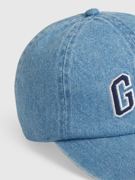 Стильная джинсовая кепка GAP бейсболка 1159834899 (Синий One size)
