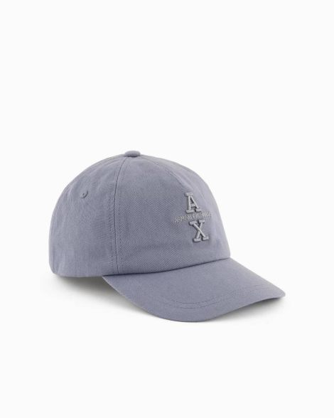 Стильная кепка Armani Exchange бейсболка с вышитым логотипом 1159835495 (Синий One size)