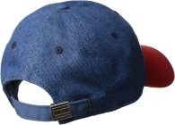 Джинсовая бейсболка Tommy Hilfiger кепка унисекс 1159760182 (Синий/Красный, One size)