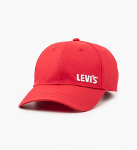 Бейсболка Levi´s кепка с логотипом 1159777385 (Красный, One size)