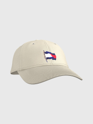 Бейсболка Tommy Hilfiger кепка с вышитым логотипом 1159788579 (Бежевый, One size)