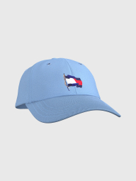 Бейсболка Tommy Hilfiger кепка с вышитым логотипом 1159788581 (Голубой, One size)