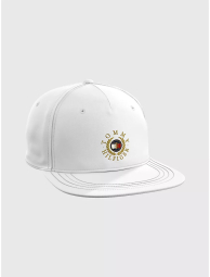 Бейсболка Tommy Hilfiger кепка с вышитым логотипом 1159788588 (Белый, One size)