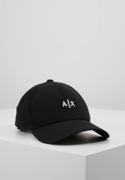 Стильна кепка Armani Exchange бейсболка з логотипом 1159795349 (Чорний, One size)