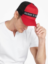 Кепка Guess бейсболка с логотипом 1159800469 (Красный, One size)