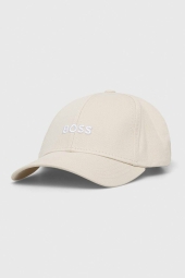 Кепка BOSS by Hugo Boss с логотипом 1159824302 (Бежевый One size)