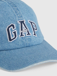 Стильная джинсовая кепка GAP бейсболка 1159834899 (Синий One size)
