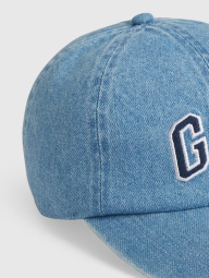 Стильная джинсовая кепка GAP бейсболка 1159834899 (Синий One size)