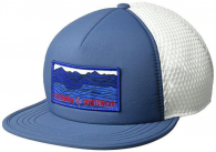 Бело-синяя мужская кепка Columbia бейсболка art761435