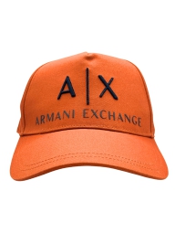 Стильна кепка Armani Exchange бейсболка з логотипом 1159817986 (Оранжевий One size)