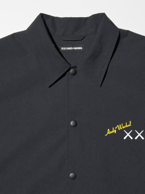 Куртка-сорочка KAWS+Warhol UT від UNIQLO на кнопках 1159833940 (Чорний M)