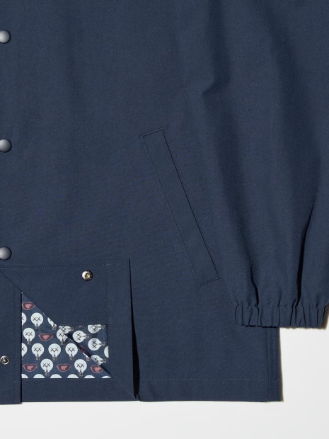 Куртка-сорочка KAWS + Warhol UT від UNIQLO на кнопках 1159834013 (Синій M)