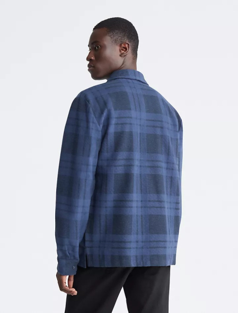 Куртка-рубашка Calvin Klein фланелевая 1159834143 (Синий XXL)