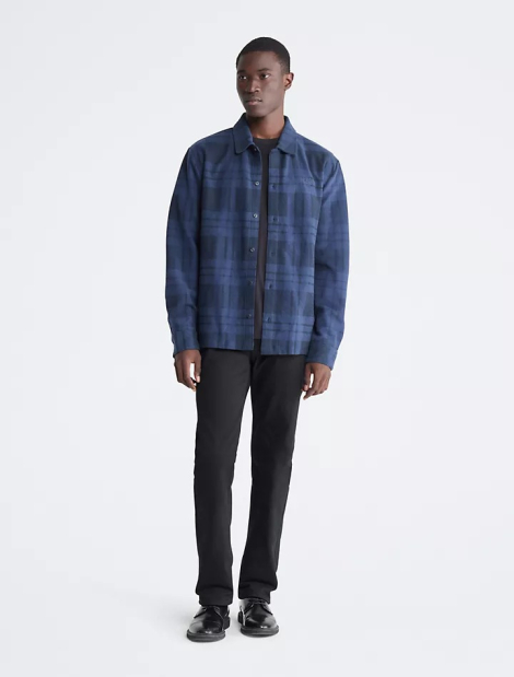 Куртка-рубашка Calvin Klein фланелевая 1159834143 (Синий XXL)