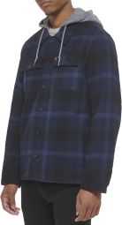 Мужская куртка-рубашка Levi's утепленная на меху 1159803447 (Синий, S)