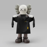 Куртка-сорочка KAWS+Warhol UT від UNIQLO на кнопках 1159833940 (Чорний M)