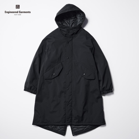 Длинная куртка HEATTECH UNIQLO 1159800116 (Черный, L)