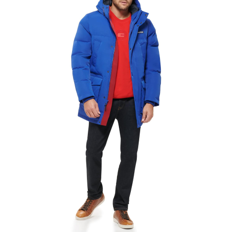 Мужская куртка Tommy Hilfiger с капюшоном 1159837746 (Синий XL)