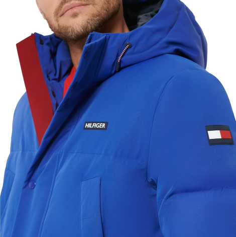 Мужская куртка Tommy Hilfiger с капюшоном 1159837746 (Синий XL)