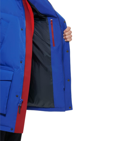 Мужская куртка Tommy Hilfiger с капюшоном 1159837746 (Синий XL)