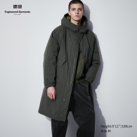 Длинная куртка HEATTECH UNIQLO 1159802911 (Зеленый, XL)