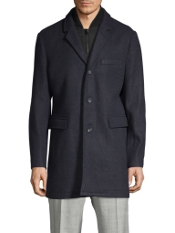 Чоловіче пальто Michael Kors із вовни 1159805674 (Білий/синій, M)