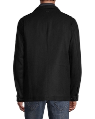 Чоловіче пальто напіввовняне Michael Kors 1159807252 (Чорний, XL)