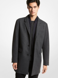 Мужское пальто Michael Kors из смесовой шерсти 1159807457 (Серый, M)