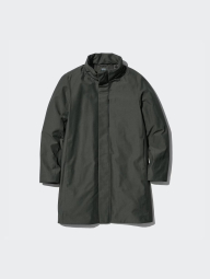 Мужская теплая куртка UNIQLO с капюшоном 1159834025 (Зеленый M)