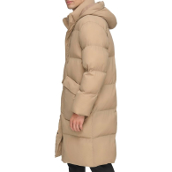 Мужская длинная куртка DKNY с капюшоном 1159837718 (Бежевый L)