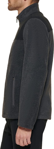 Мужская флисовая куртка Tommy Hilfiger 1159769158 (Серый/Черный, 3XL)