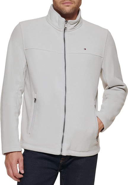 Мужская флисовая куртка Tommy Hilfiger 1159769391 (Серый, XL)